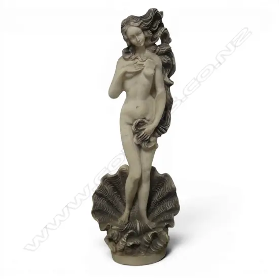 GARDEN SCULPTURE BIRTH OF VENUS AFTER BOTTICELLI H.485mm