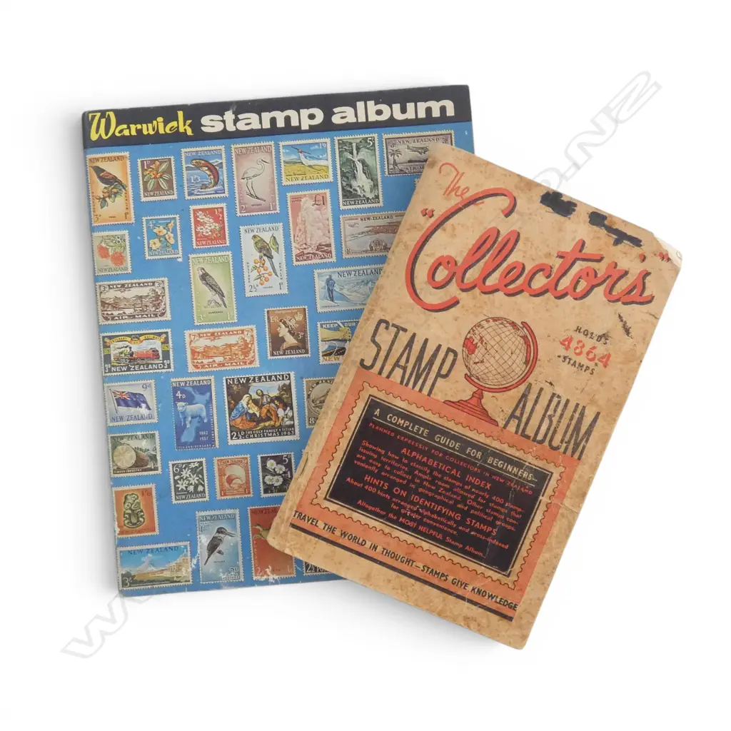 2 STAMP ALBUMS Image 1++