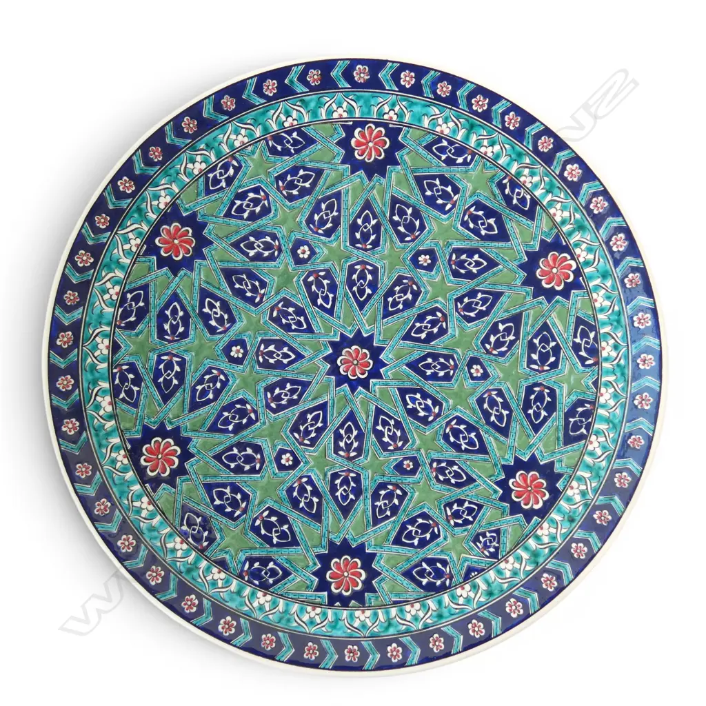 LG AVANOS/TURKISH GLAZED WALL HANGING BOWL Dia.415mm Image 1++