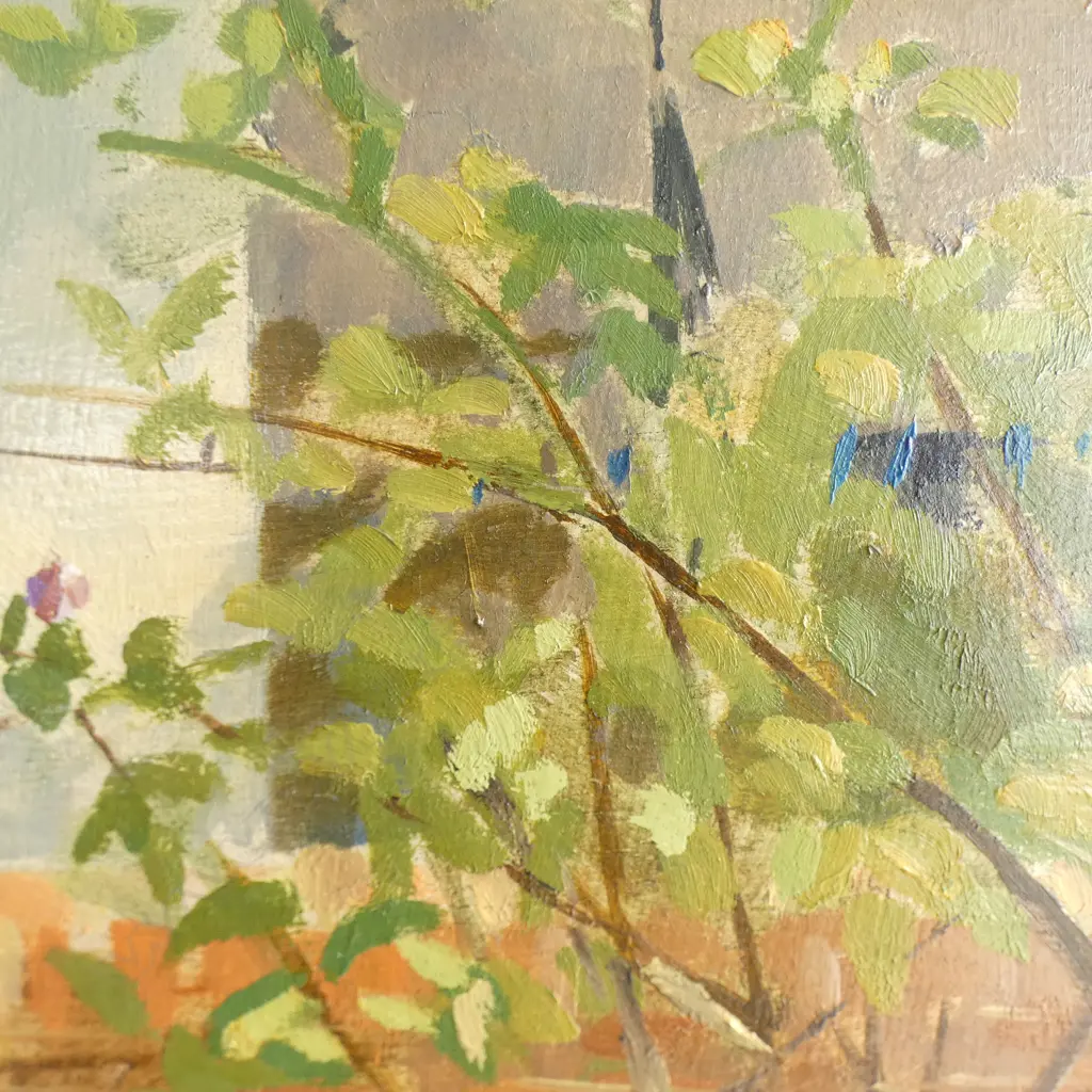 ARTIST UNKNOWN, 'SUTHERLAND PLACE, AUTUMN', OIL ON BOARD, 500 X 550mm Image 1++