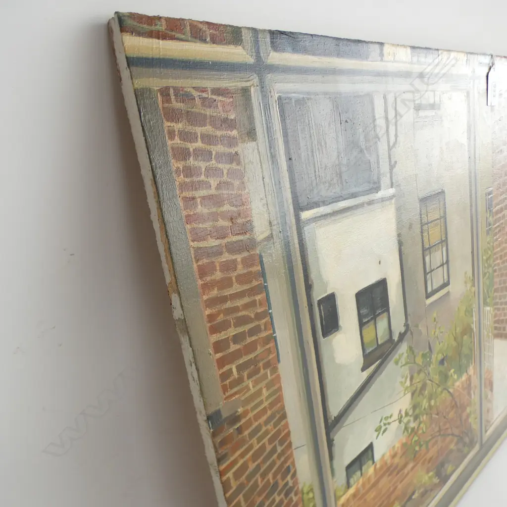 ARTIST UNKNOWN, 'SUTHERLAND PLACE, AUTUMN', OIL ON BOARD, 500 X 550mm Image 1++