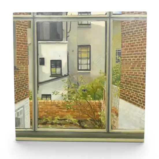 ARTIST UNKNOWN, 'SUTHERLAND PLACE, AUTUMN', OIL ON BOARD, 500 X 550mm