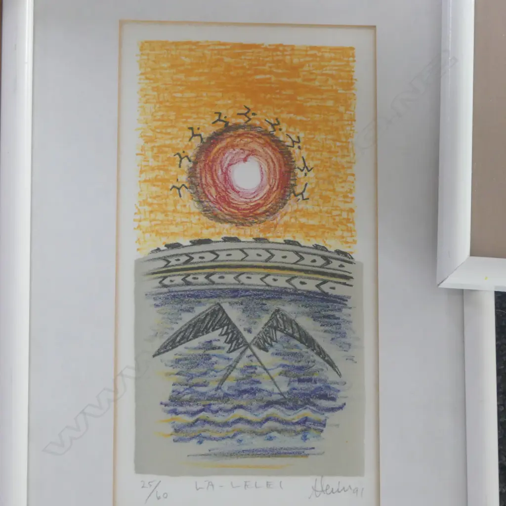 5 MUKA PRINTS Nigel Brown, Pamela Wolfe etc 220x115mm  Ex. Anneke Borren Collection Image 1++