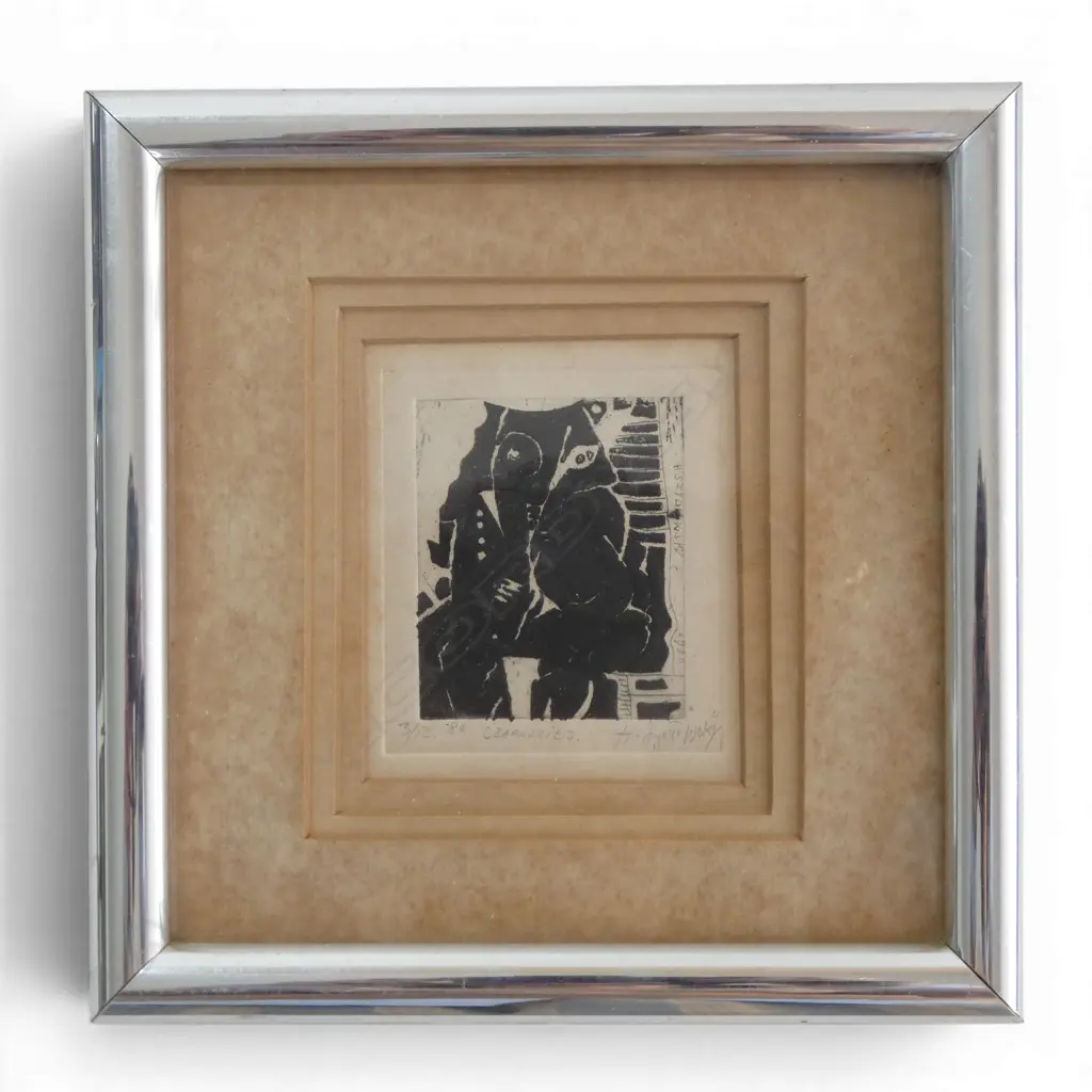 Henryk Szydlowski, Czarodziey, etching, ed. 3/12, 60 x 50mm Image 1++