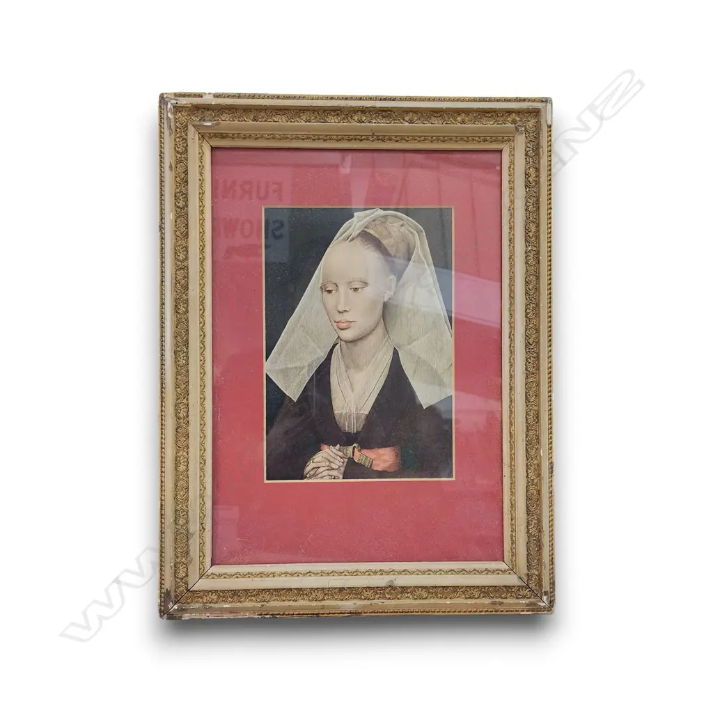 FRAMED PRINT OF THE "PORTRAIT OF A LADY” PAINTING Image 1++