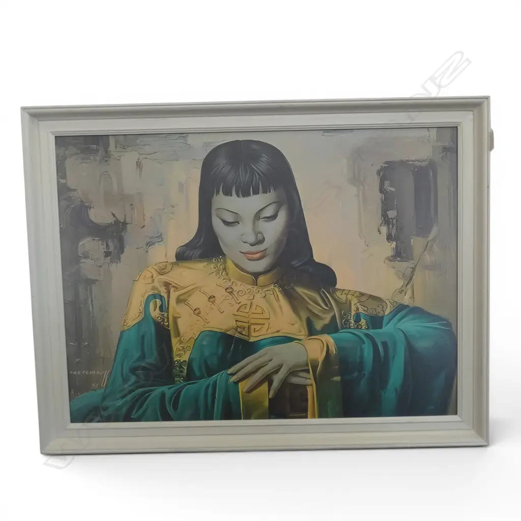 MODERN TRETCHIKOFF DIGITAL PRINT ON CANVAS BOARD 490x670mm Image 1++