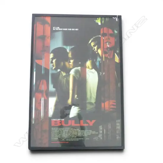 'BULLY' FRAMED SINGLE SHEET MOVIE POSTER 2001 STUDIO CANAL FRANCE 1000 X 670MM