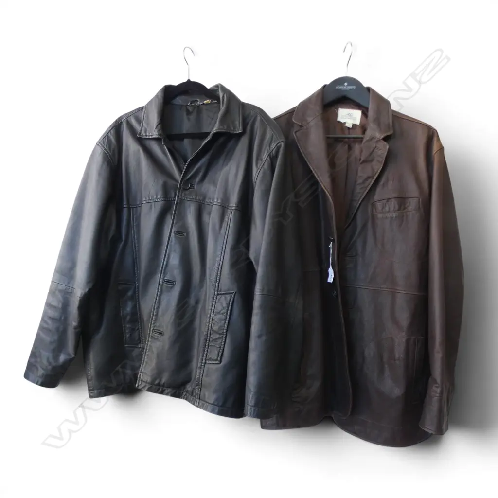 2 XL JACKETS worn, one button missing Image 1++