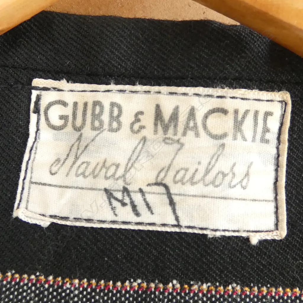 GUBB & MACKIE LATE 1940’S NAVY JACKET Image 1++