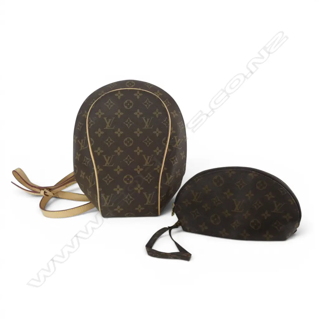 LOUIS VUITTON ? ELLIPSE SAC A DOS BACKPACK H.280mm + WALLET W.240mm Image 1++