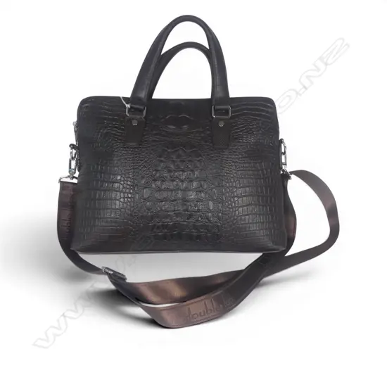 FAUX LEATHER BAG W.390mm