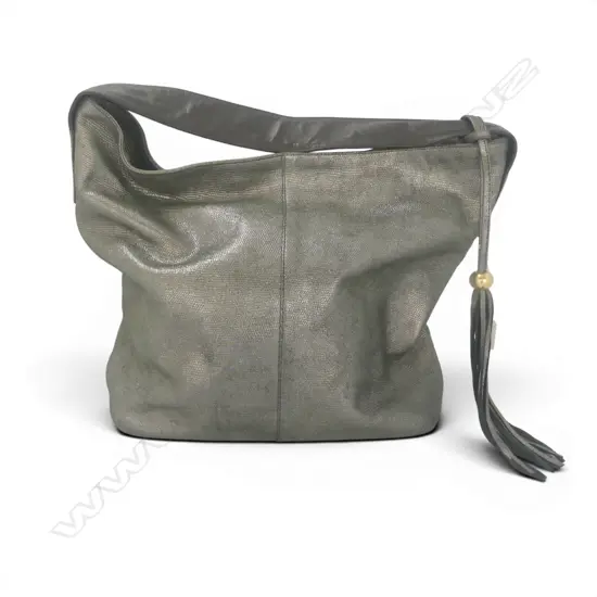 SILVER DESTI SAINT HAND BAG W.420mm