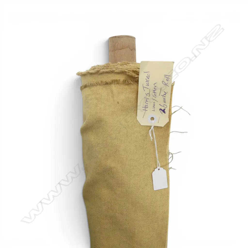 FABRIC BOLT; HARRIS TWEED LINEN/COTTON 26M Image 1++