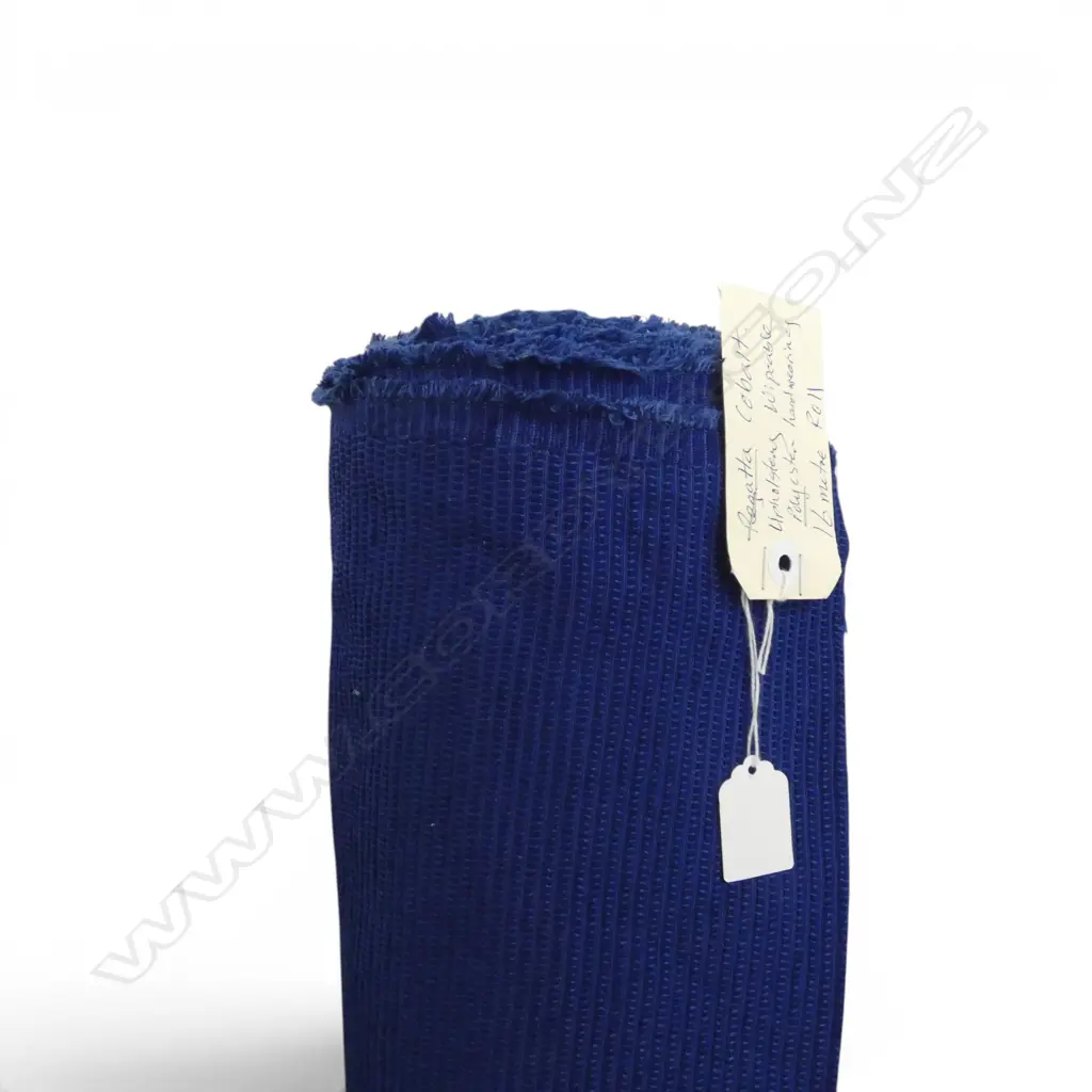FABRIC BOLT; REGATTA COBALT UPHOLSTERY POLY 16M Image 1++
