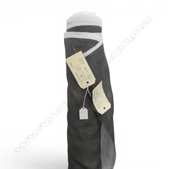 FABRIC BOLT; FADES LINEN, FABRIC FOLDED OVER 3M WIDE 9.2M