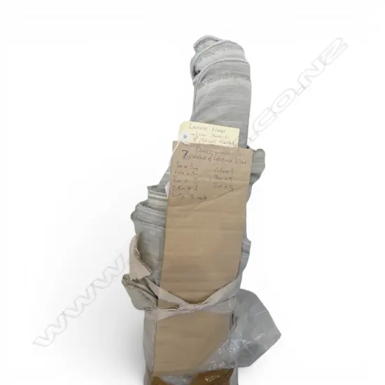 8 ROLLS OF LACONIA LINEN sizes in photo