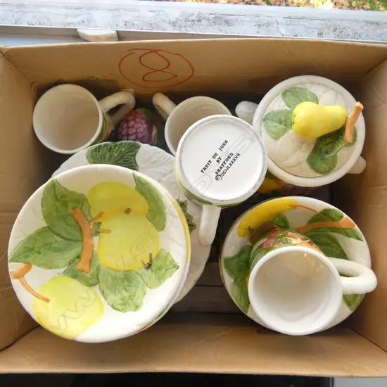 ASST. 'FRUIT DU JOUR' SHAFFORD CHINA