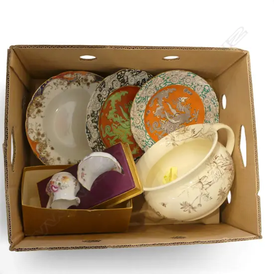 ASST. FANCY CHINA; POTTY, 2 MASONS & 3 DOULTON BURSLEM RICHMOND BOWLS  etc