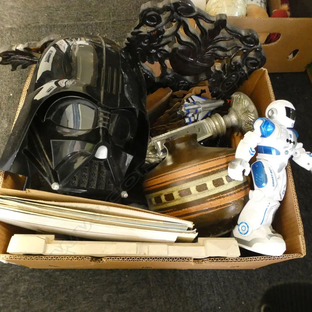 DARTH VADER MASK, GERMAN POT, CANDLESTICK ETC Image 1++