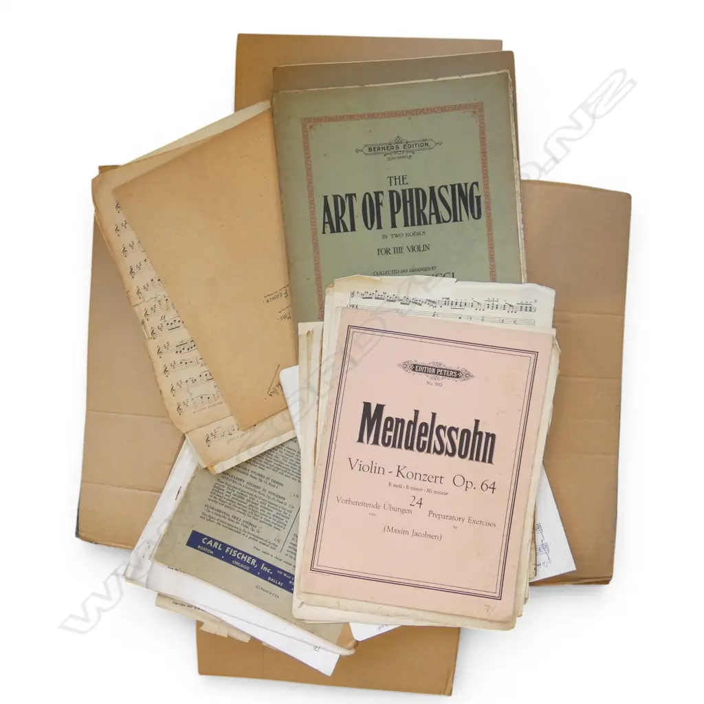 2 BOXES OF SHEET MUSIC  Image 1++