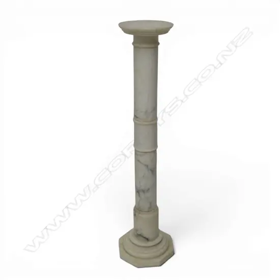 5 PCE MARBLE PLINTH faults H.990mm