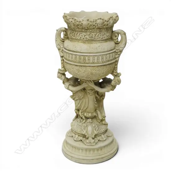 TALL CONCRETE FIGURAL PLANTER H580MM