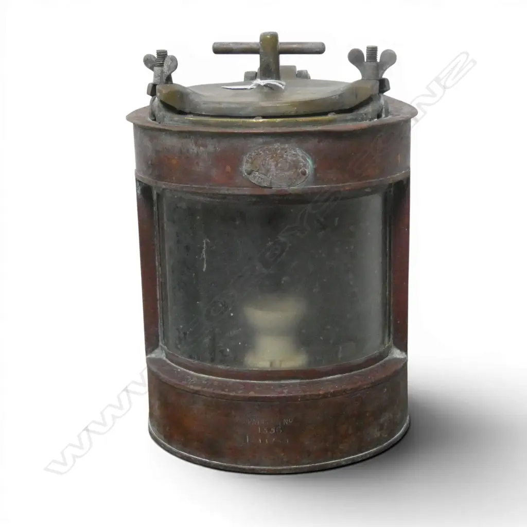 VINTAGE SHIPS LANTERN H.320mm Image 1++
