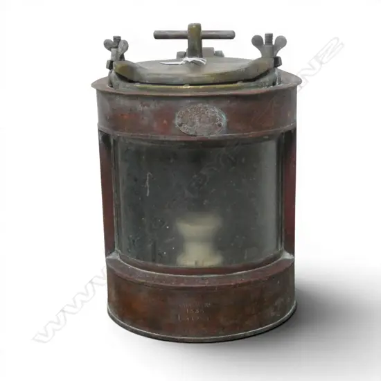 VINTAGE SHIPS LANTERN H.320mm