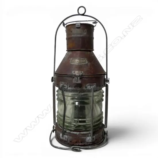 VINTAGE SHIPS LANTERN H.550mm