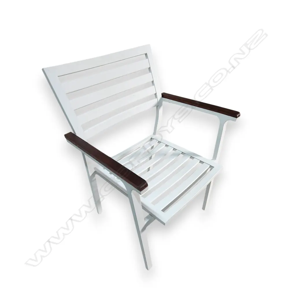 SET OF SIX OCEAN WAVE OUTDOOR CHAIRS WITH CUSHIONS 820 H x 570 mm Image 1++