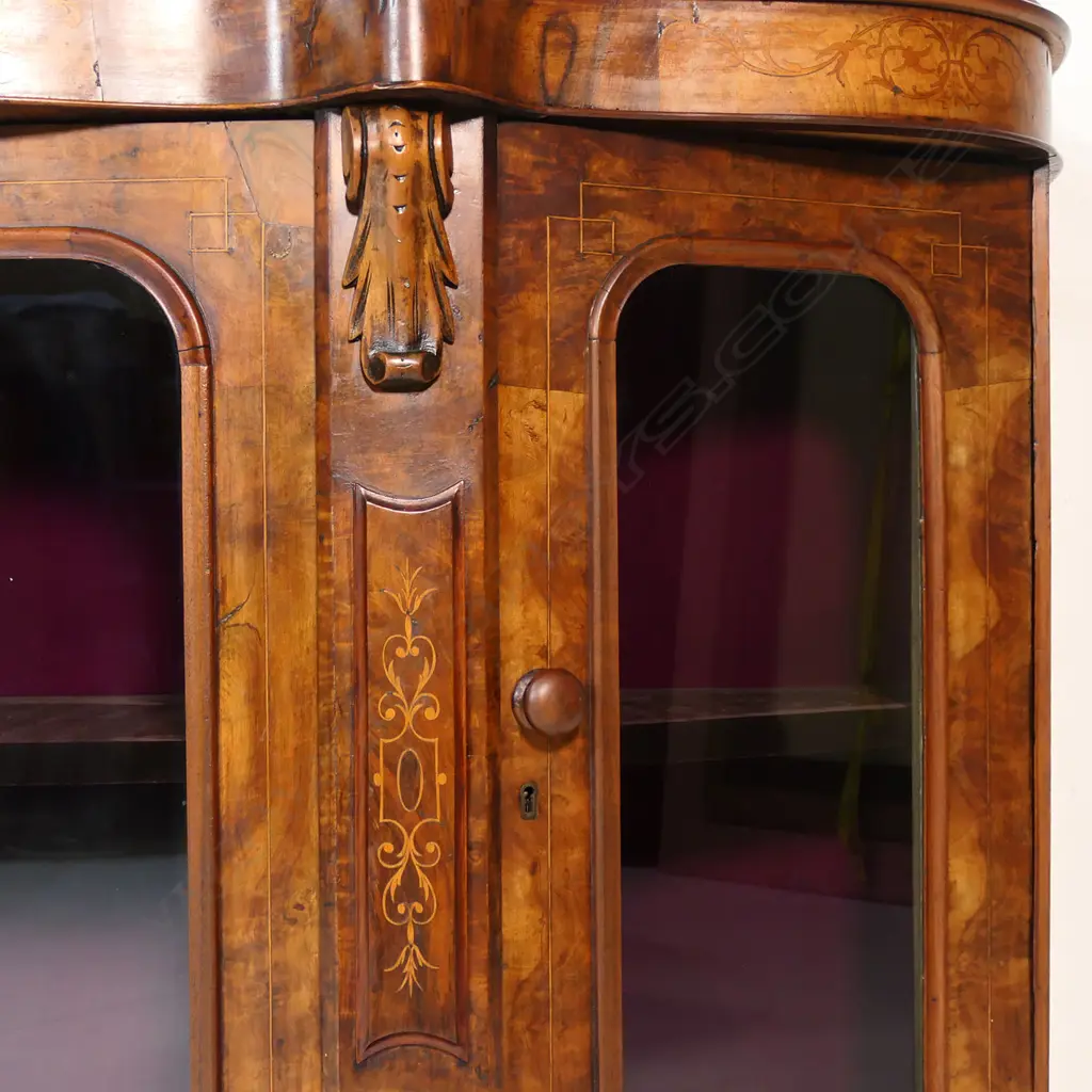 VICTORIAN WALNUT CREDENZA 1500 x 420 x 1030mm... Image 1++