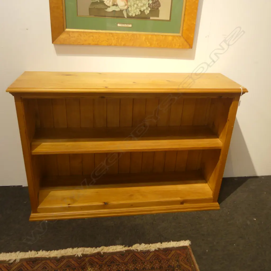 PINE TWO TIER BOOKCASE 1220x360x830mm Image 1++