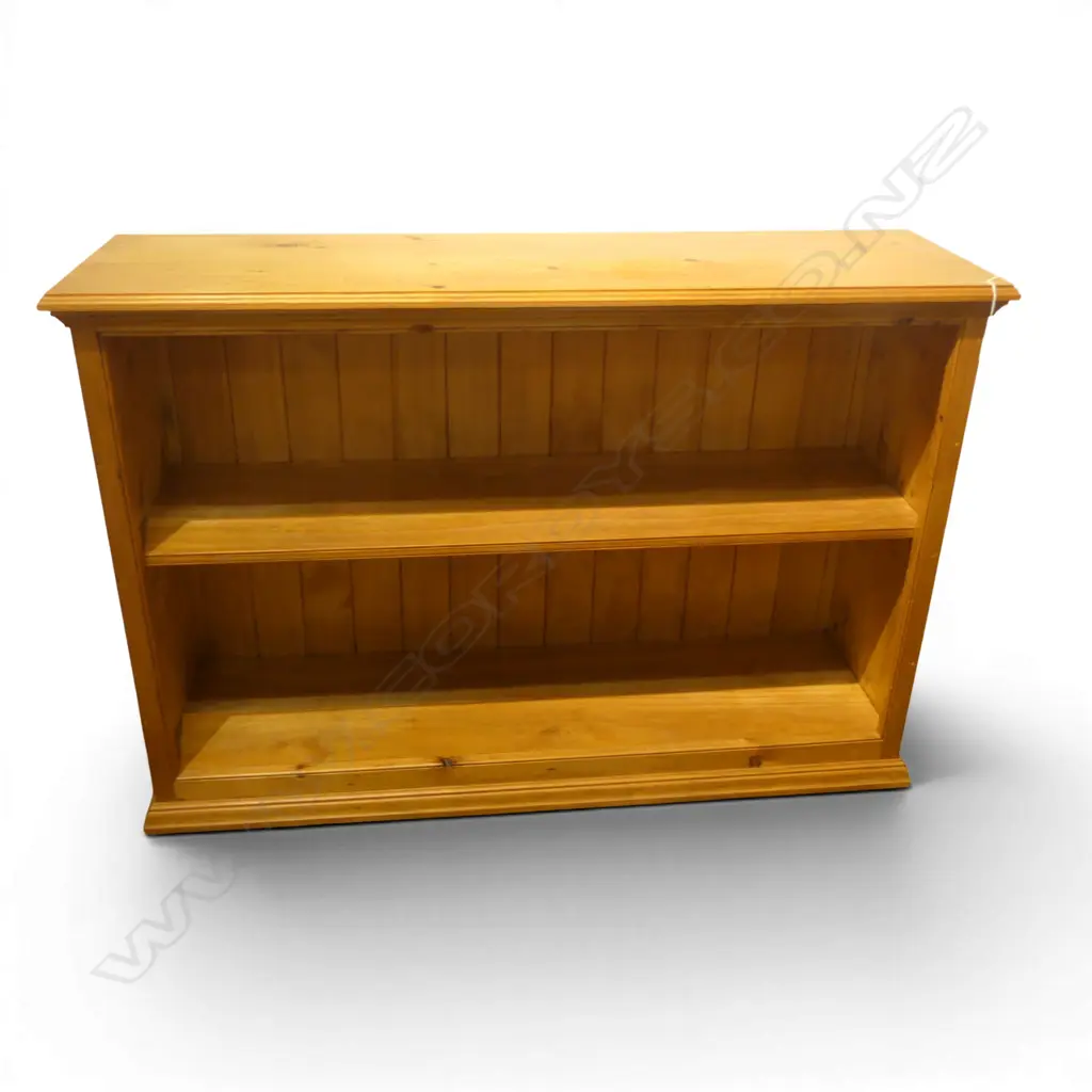 PINE TWO TIER BOOKCASE 1220x360x830mm Image 1++