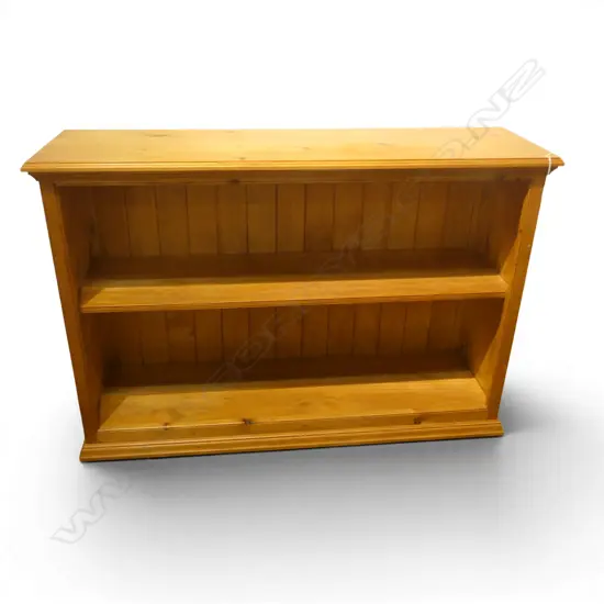 PINE TWO TIER BOOKCASE 1220x360x830mm