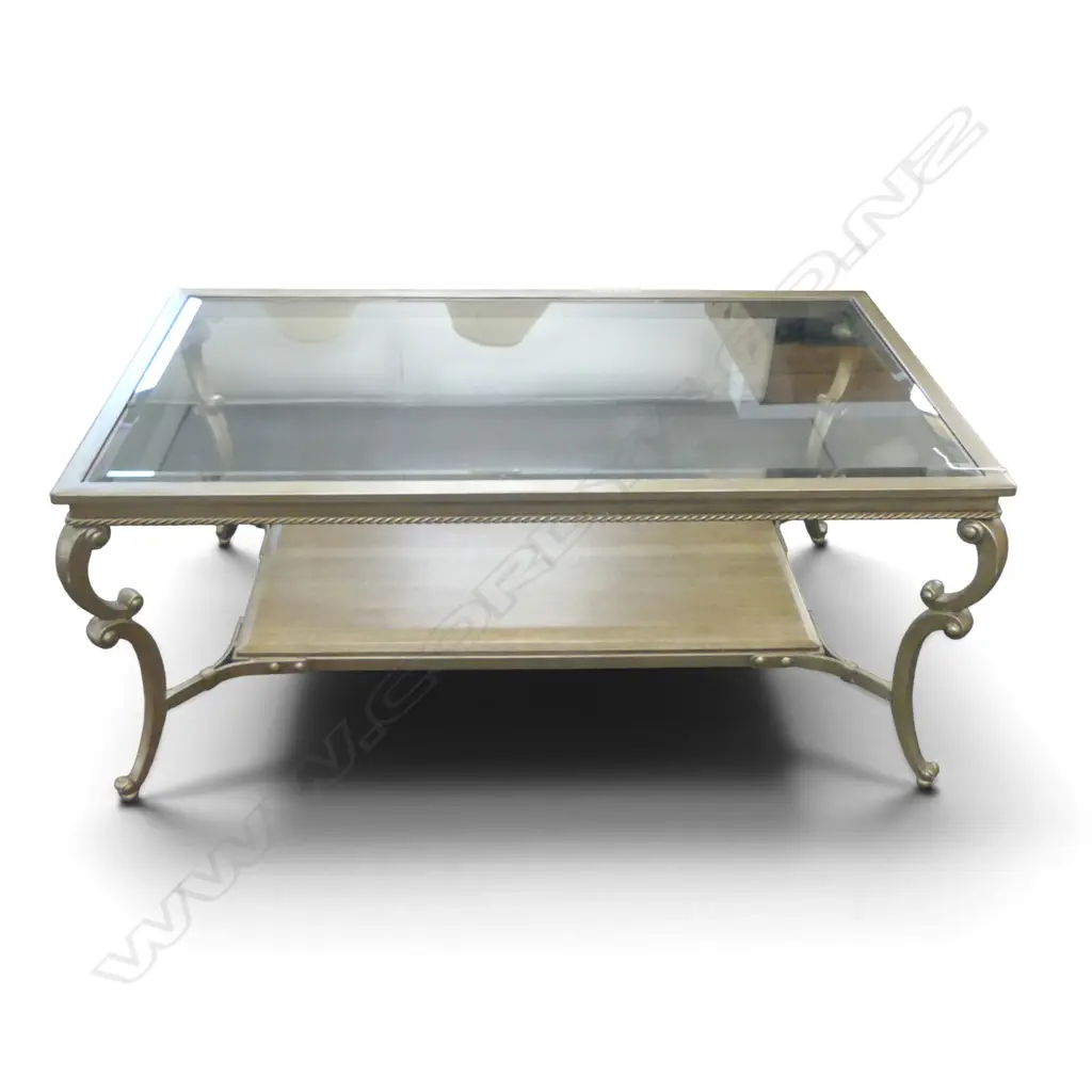 GLASS TOP COFFEE TABLE 1230x720x530mm Image 1++