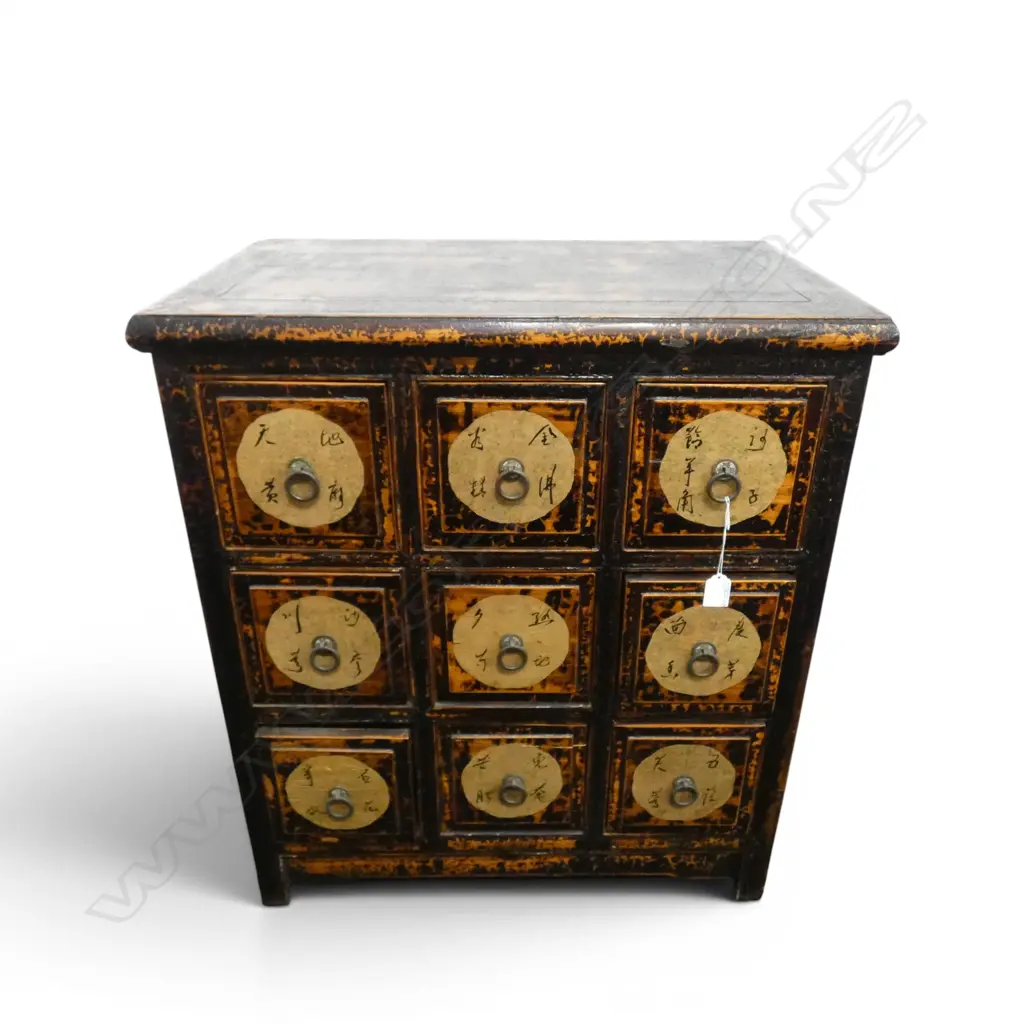 ORIENTAL 9 DRAWER APOTHECARY CABINET 540x400x730mm Image 1++