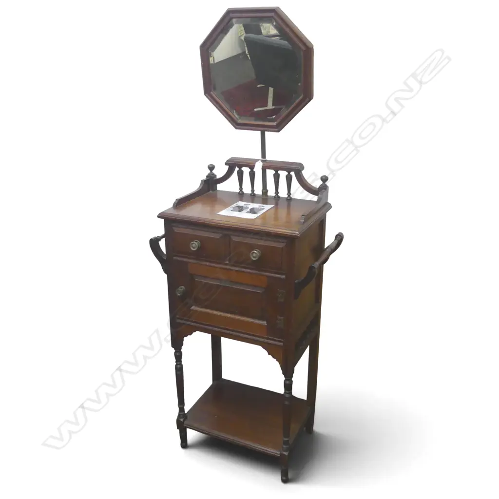 EDWARDIAN SHAVING STAND 565x335x1530mm... Image 1++