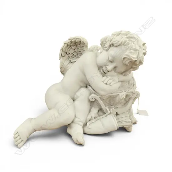 RESIN SLEEPING PUTTI ANGEL H.250mm