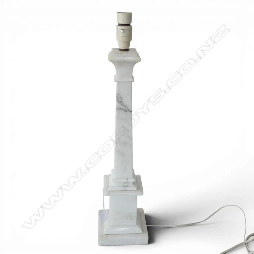 MARBLE COLUMN LAMP BASE H.590mm Image 1++