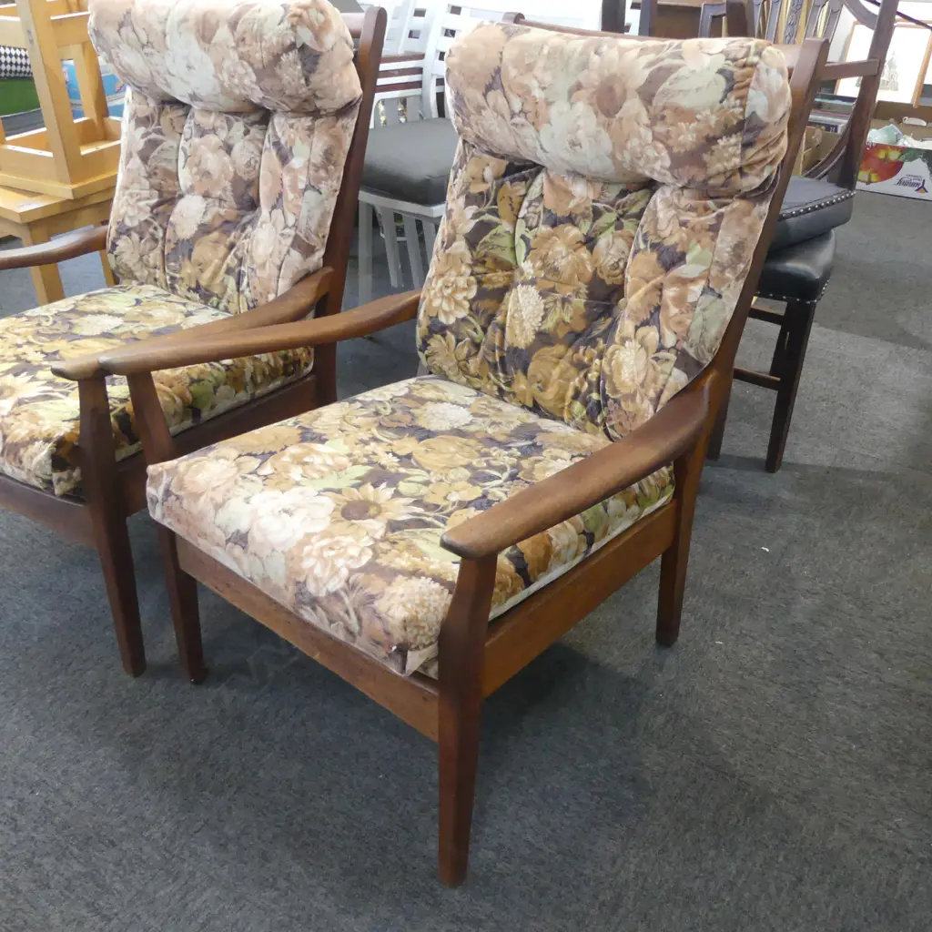 PR MID-CENTURY DON CHAIRS by FRED LOWEN Image 1++