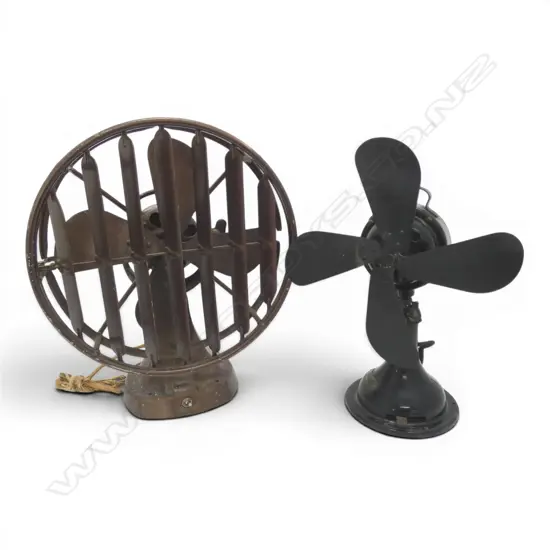 2 VINTAGE ELECTRIC FANS, NOT RUNNING