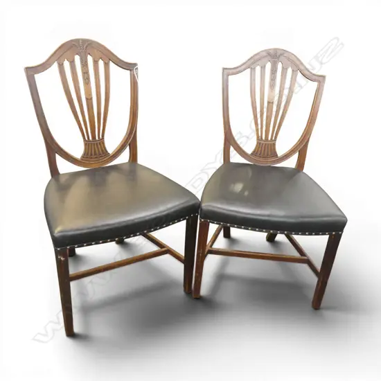 2 HEPPLEWHITE STYLE CHAIRS