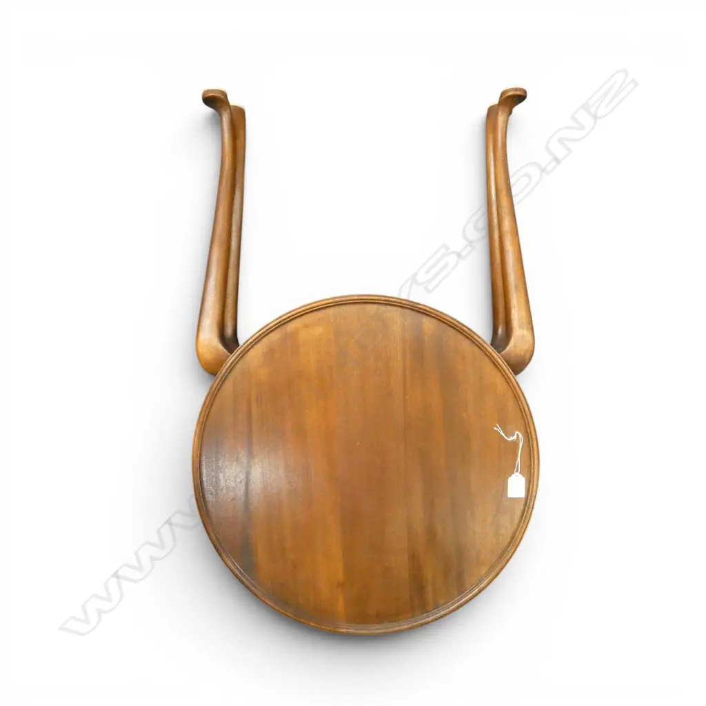 MAHOGANY SIDE TABLE H.540mm, 510mm dia Image 1++