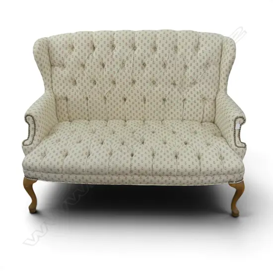 BUTTONED LOVESEAT SOFA 1350x600x950mm