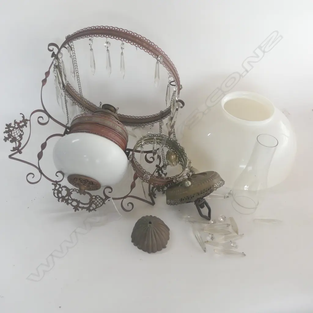 ANTIQUE MILLERS KEROSENE LANTERN 360mm dia Image 1++
