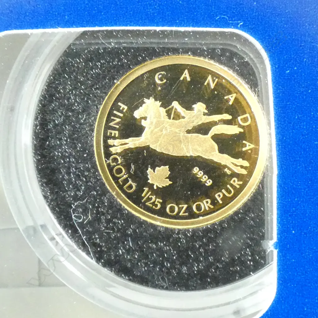 MACQUARIE MINT CANADA 2006 COWBOY .999 GOLD PROOF $10 COIN 1.270gms Image 1++