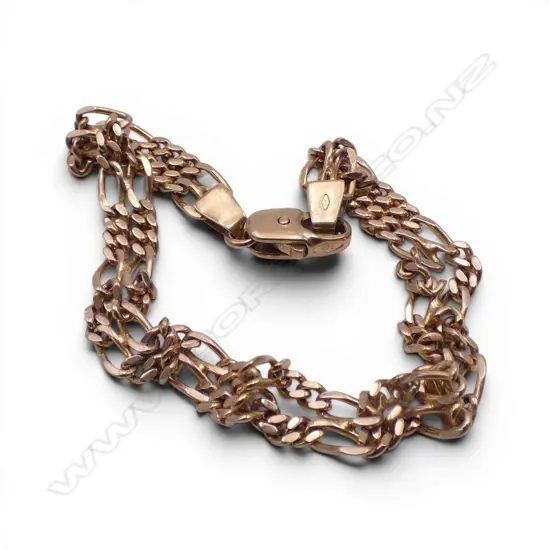 9CT GOLD CHAIN BRACELET 7.1GMS
