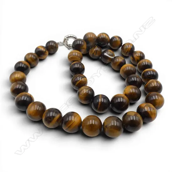 TIGER EYE BEAD NECKLACE