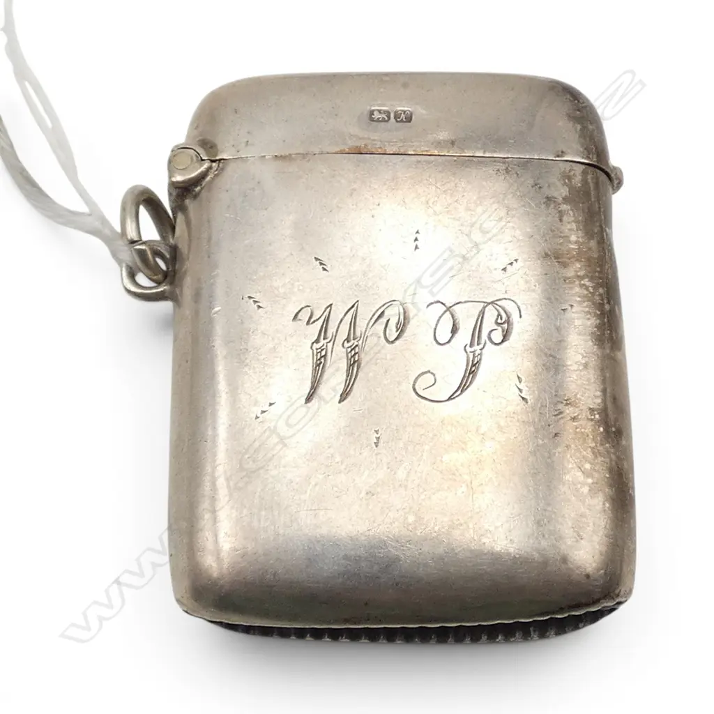 STG SILVER PLAIN VESTA W SUSPENSION LOOP Chester 1910. 30gms Image 1++