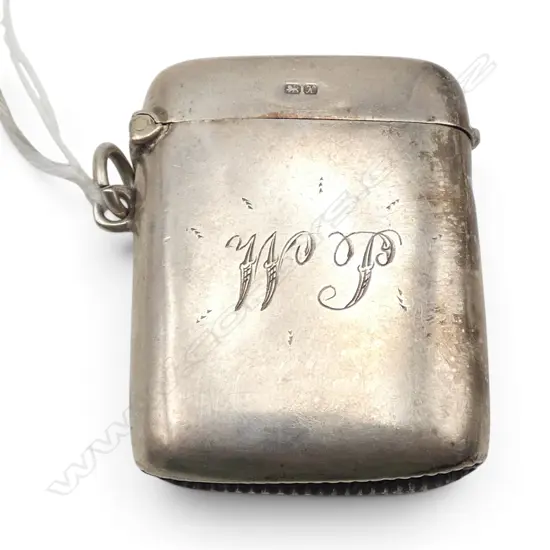 STG SILVER PLAIN VESTA W SUSPENSION LOOP Chester 1910. 30gms